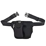 【Multi-Pocket-Speicher】Mit Reißverschluss Bauchtasche genügend Stauraum für Reisepass, Geldbörse, Visa, Karten, Schlüssel, Handy bis 6,0 Zoll, z.B. Iphone 8/7/6/6s , Samsng Galaxy S9/S8 usw und Mit Flaschenhalter ermöglicht das Unterbringen von einer Trinkflasche.