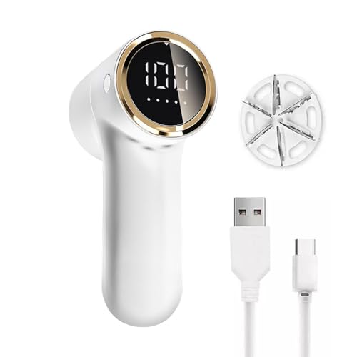 Coupe-Bouloches à Tissu | Cinq Vitesses Dépileur Destiné à Pull avec Écran à DEL - Éliminateur de Bouloches pour Vêtements | Pour pull-over, mobilier, canapé, couverture, vêtements, maison, tapis, dor