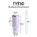 RTIC 30 oz Road Trip Tumbler Double-Walled Insulated Stainless Steel Portable Travel Coffee Mug Cup with Lid, Handle and Straw, Dusty Lilac