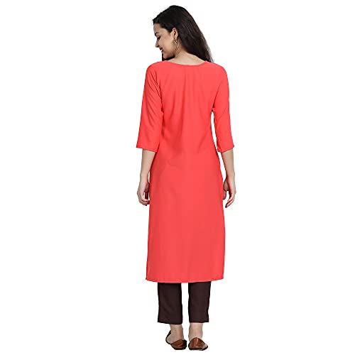 Image of Women's Crepe Straight Kurta
