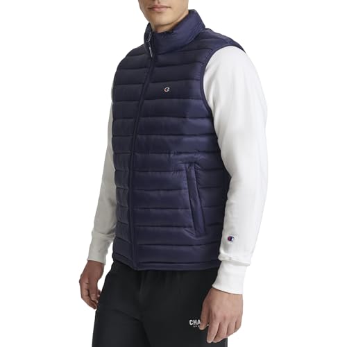 Champion Men's Packable Puffer Vest with Stand Collar3