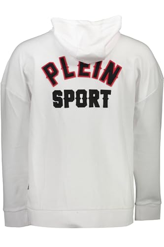 Pull en coton blanc Plein Sport anti-transpiration confortable taille L