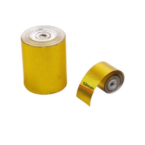 Cinta aislante térmica autoadhesiva de 50mm para escape de moto 5