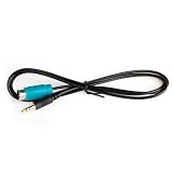 KBBYT 3.5mm Aux Audio Adapter Compatible with Alpine KCE-236B CDA-9884 CDA-9886M MP3 for 6S 6 Plus 6 Phone and Other Devices
