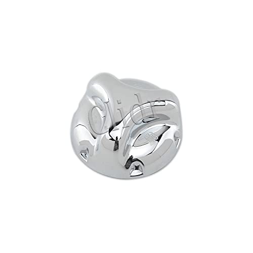 Clidr Gas Tank Cover Fuel Door Bezel Cap Moulding Trim Chrome For Hummer H3 2006-2010 Pair #TOP4