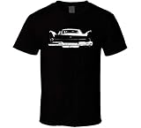 plymouth fury 1958 model Comfortable to wear opaque 1958 Plymouth Fury Rear View Dark Color Shirt(Medium)