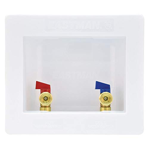 Eastman 1/2 Inch CPVC Connection, White Center Drain Washing Machine Outlet Box, 60249 by Eastman - Used condition - US$21.13