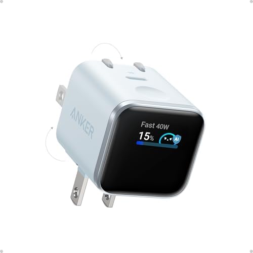 Anker Nano Smart Display Charger, 45W Max Fast Charger USB C for ...