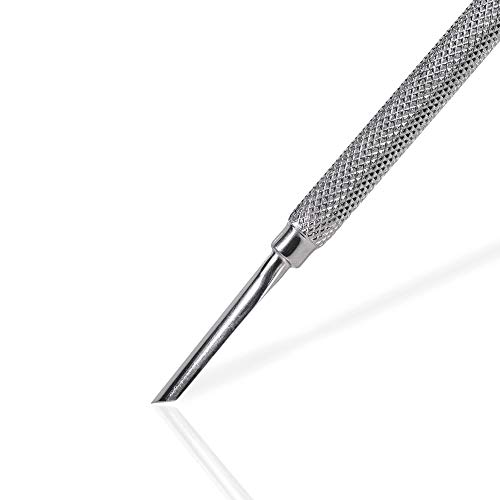 STERLING Profi Edelstahl Nagelhautschieber | Nagelreiniger mit Doppel Löffel | hand geschliffen Pusher | ST-12480 – Bild 5