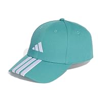 adidas Unisex Adult's 3-Stripes New Logo Baseball Cap, Powder Teal, OSFM