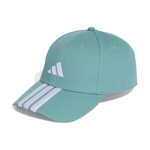 adidas Unisex – Adulto Bball 3S cap New Logo, Powder Teal/White, S