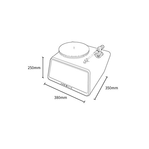 Boîte à Musique Tourne-Disque, Vintage Turntable Bluetooth Vinyl Player LP Record Bluetooth Sound Player Gramophone… - Les Beatles, Paul McCartney, John Lennon, RIngo Starr, George Harrison Boîte à Musique Tourne-Disque, Vintage Turntable Bluetooth Vinyl Player LP Record Bluetooth Sound Player Gramophone… – Image 6