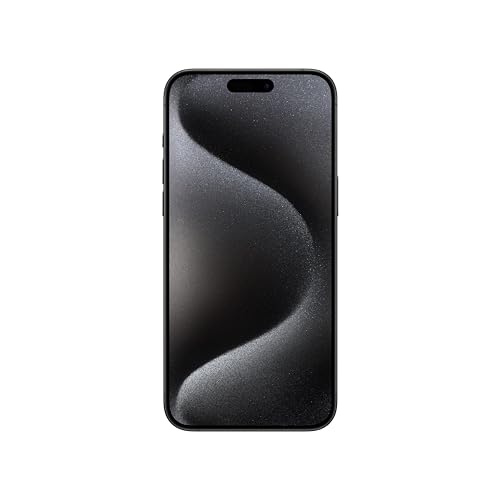 iPhone 15 Pro Max, 256GB, Black Titanium - Unlocked (Renewed)