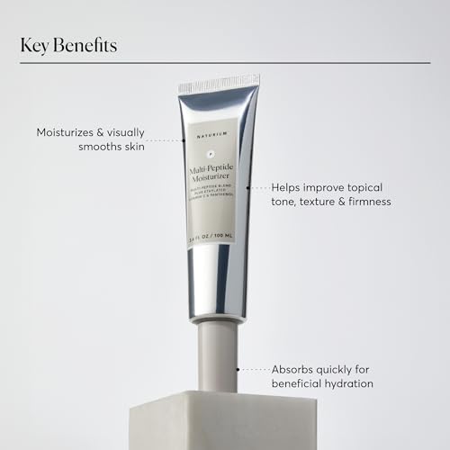 Naturium Multi-Peptide Moisturizer, Hydrating & Smoothing Skin Care, Moisturizes with Ethylated Vitamin C & Panthenol, Jumbo Size, 3.4 oz - Image 5