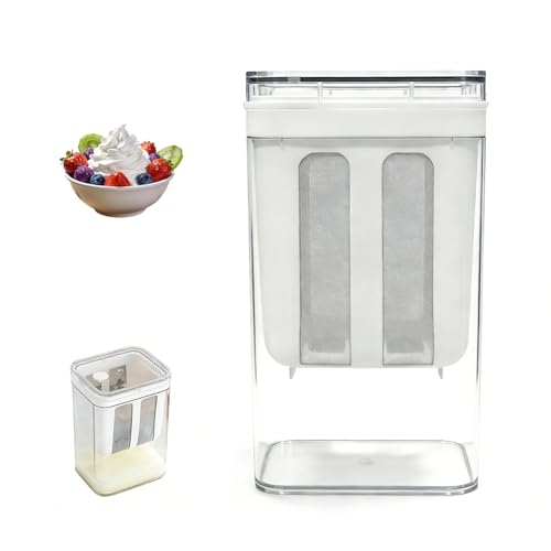 Greek Yogurt Strainer with Lid 1800 ML