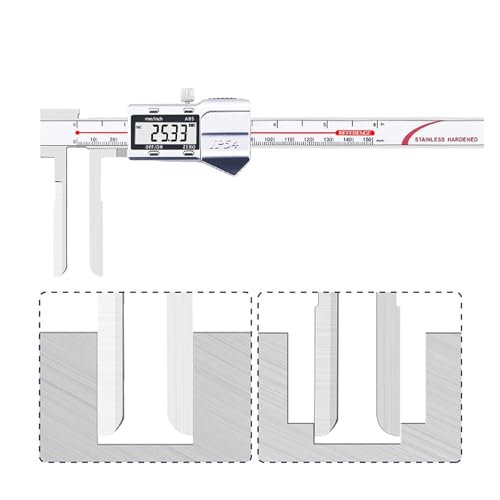 Calibrador digital para diámetros interiores largos 150mm/200mm/300mm miniatura 4