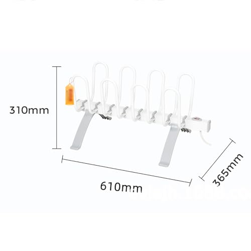 Secador eléctrico para calzado TsoLay 4 pares 80W miniatura 5