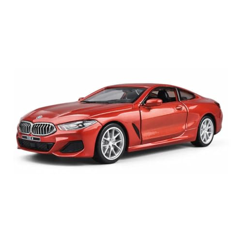 D-power BMW M850i - Orange| Die-Cast Replica Ultimate Collectors Item Race Cars | Toy Vehicles Metal Toy Car Model - Pull Back Collection | Size - 1:64 For Kids 3+