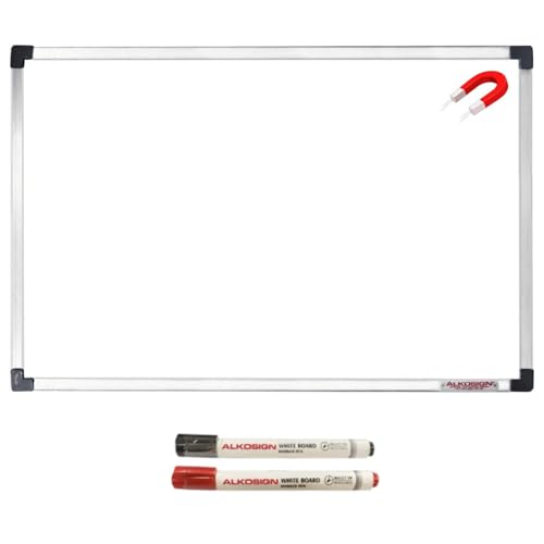 Image of ALKOSIGN Platinum Series Magnetic White Board 3 x 4 Ft + Accessories