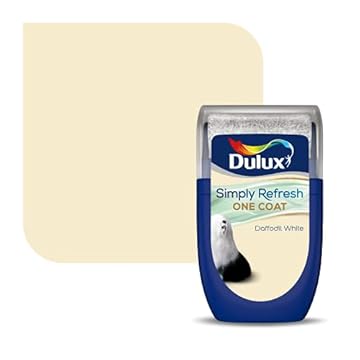 Dulux 5382967 Simply Refresh Tester Paint, Daffodil White, 30 ml
