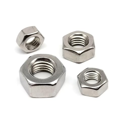 Écrou hexagonal DIN934 pour stopper le desserrage des filetages en acier inox 304 taille M5 M6