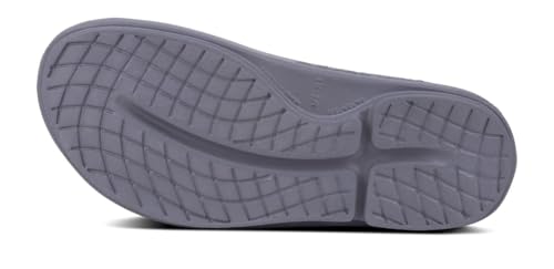 image for OOFOS - Unisex OOahh Sport - Post Run Recovery Slide Sandal (Slate Gre