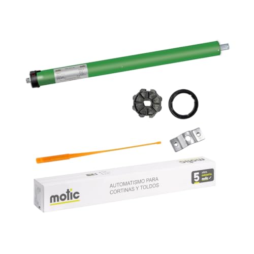 Motor para persianas, tubo octogonal de 60 mm para persianas, Motores para motorizar persianas, persiana electrica interior. MOTIC - Mot 50
