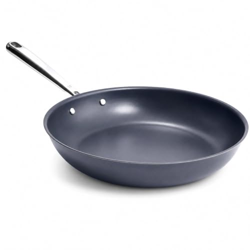 Image of Misen Deeper Carbon Nonstick Skillet - Nitrided Carbon Steel - 12 Inch