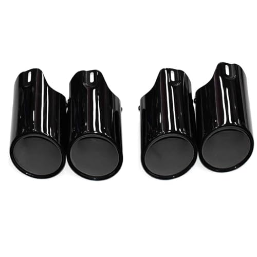Tubo de escape negro de acero inoxidable para Panamera S 971