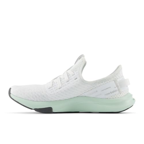 New Balance Women's DynaSoft Nergize Sport V2 Cross Trainer, White/Silver Metalic/Clay Ash, 12 M