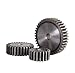LYMFE Industrial helical Gear 1pcs 2M Spur Gear 25T/26T/27T/28T/29T/30T/31T/32T/33T/34T/35T/36T/37T/38T/39T Carbon Steel Thickness 20mm (Size : 2M 39T -1pcs)