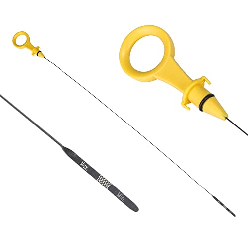 3mirrorsv Engine Oil Dipstick,Transmission Dipstick 06J115611E for Volkswagen VW B6 A4 A5 Q5 2.0L 2.0T