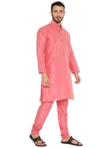 Image of Maharaja Banarasi Dupion Silk Kurta Pjama Set for Men