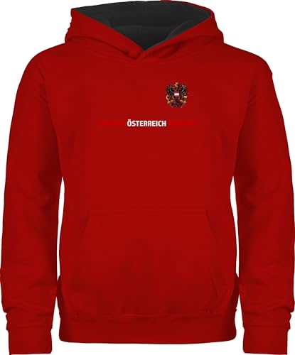Pullover Kinder Hoodie Jungen Mädchen - Fußball EM WM -...