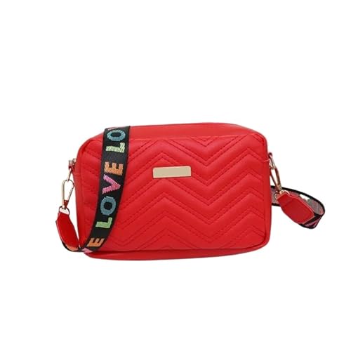 Sac pour appareil photo brodé au design carré polyvalent et finitions soignées