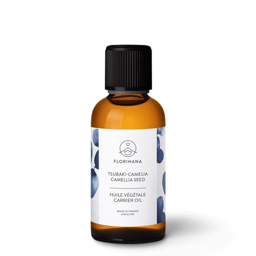 FLORIHANA – Huile Végétale Tsubaki - Camelia BIO – 100% Pure & Naturelle – Cosmos – 50 ml