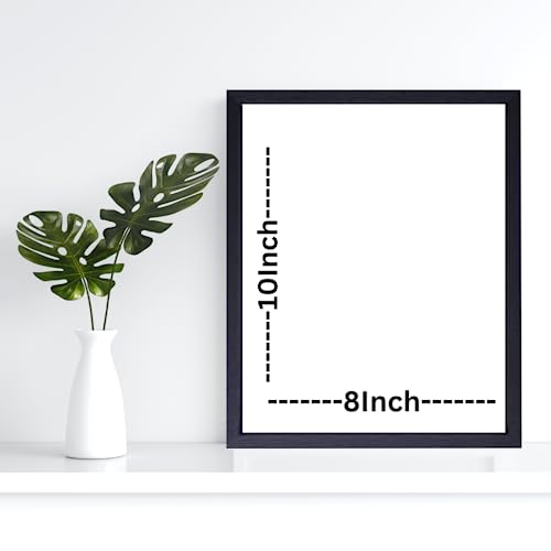 Image of Jadoun Customised and Personalised Oil Painting Frames for Wall Display Frame MDF Good Look Well Home Decor|Festival Birthday Gift|Anniversary Gift|Wall Decor| Gift For Someone (Black 8x10)