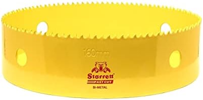 Starrett HSS Bi-Metal Hole Saw - FCH2532 Fast Cut Extra Cobalt Hole Saw - For Stainless Mild Sheet Wood Plastic Various Materials - 20mm