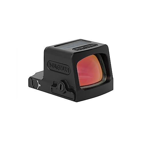 Image of Holosun EPS Full Size Series 2MOA /6MOA or 2MOA with 32MOA Circle dot Options, Closed Emitter Sight, Modified RMSc, RMR Adapter Plate- Red /Green /Gold Options