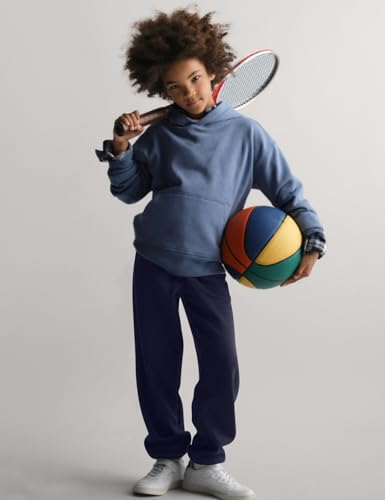 Kissonic 3 Pack Boys Girls Sweatpants Active Joggers Kids Elastic Waist Athletic Jogger Pants with Pockets Drawstring2