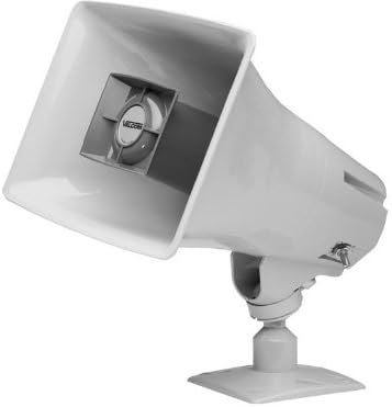 Valcom New - ONE-Way, 5 WATT Amplified Horn, Gray - V-1030C-GY