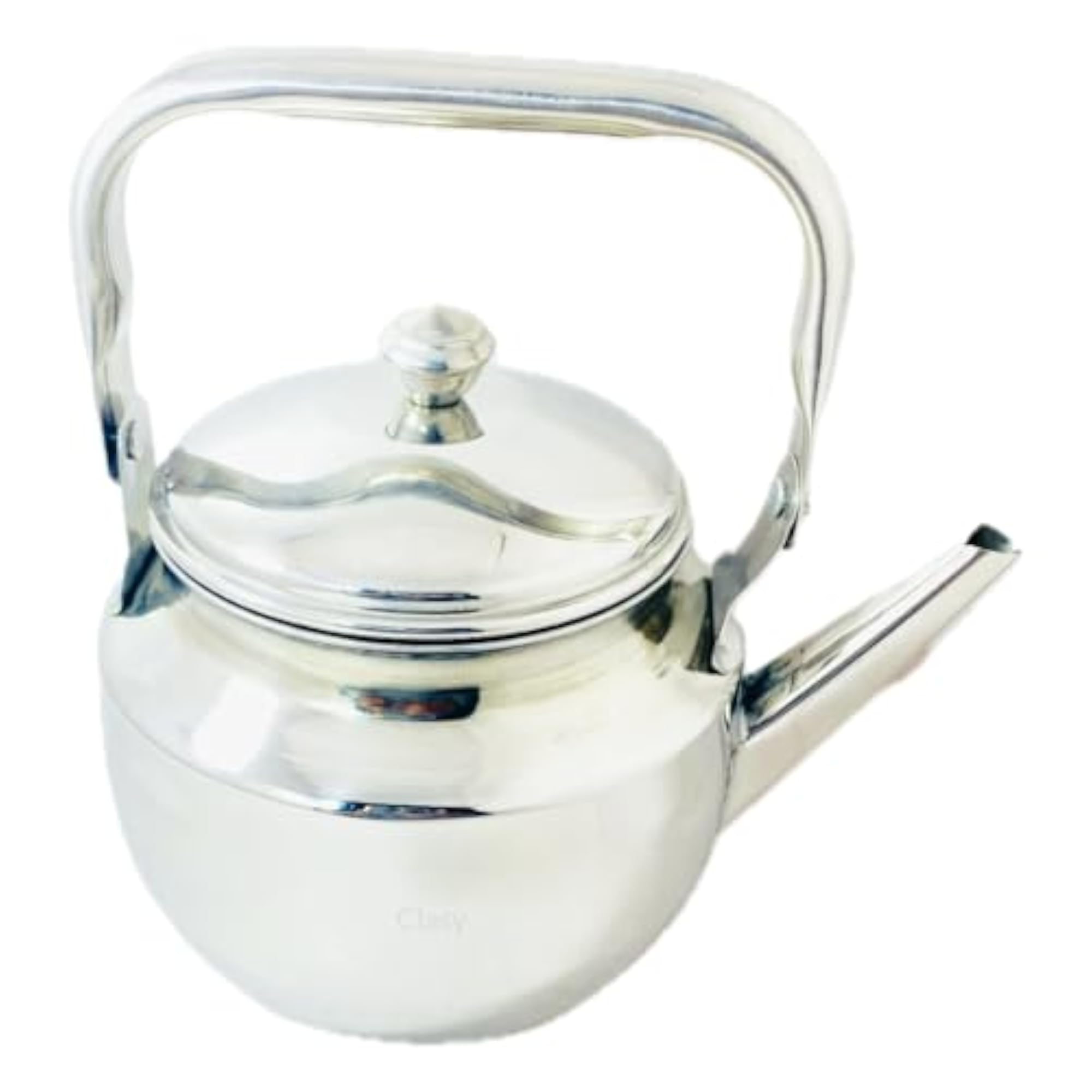 Stainless Steel Tea Kettle with Mirror Polish Finish