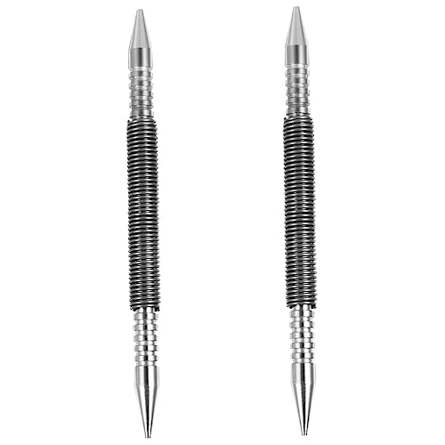 DOITOOL Pcs Nail Punch Spring Tool Set Dual Punch for Finishing Nails Wood Metal Glass Strong Impact