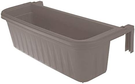 Apollo Exports International 24" Adjustable Railing Planter, Driftwood