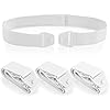 3 Pcs Adjustable Ostomy Belts 33x1.18 Inch Suit Most Ostomy Pouch, Prevents Chassis Warping, Ostomy Supplies for Post Operative Care After Colostomy Ileostomy Surgery White
