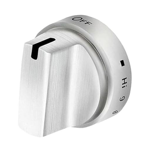 Herd-Bedienknöpfe – Universeller Herd-Brenner-Ersatz, rostfreie Premium-Elektroknöpfe aus Metall mit einfacher Installation | Vielseitiges Ersatzteil für Küchengeräte im Innenbereich für den Kochbetri