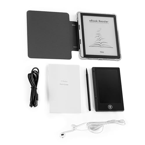 GOWENIC EReader de Larga Duración con Batería | Tableta Antirreflectante Ultra Clara de 5,76 Pulgadas para EPUB PDF MOBI (1G+16G)