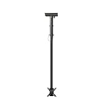 天吊りテレビ 金具 13～32型 TVセッターハング VS28 ロングパイプセット ブラック