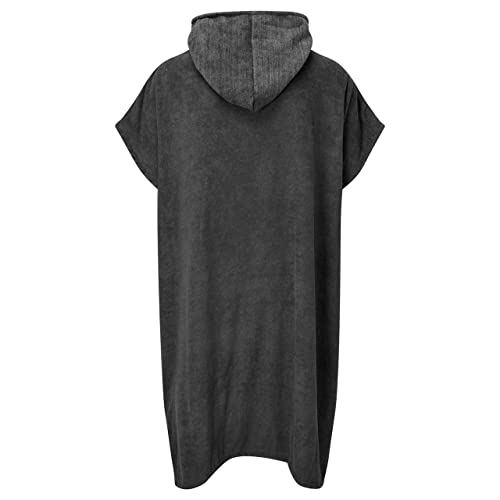 Gill Quick Dry Hooded Microfibre Changing Robe, Towel, Poncho - Ideal for Beach Swimming, Water Sports, Grey - Image 3