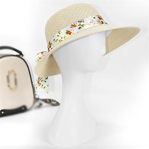Chapeau de soleil d'été dames et grand chapeau maman pliable